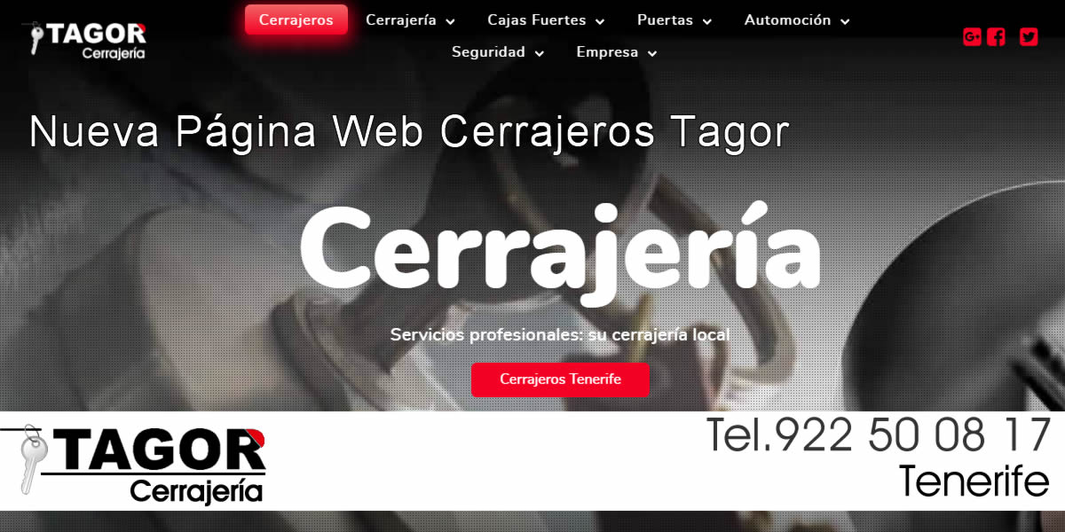 Blog Nueva Página Web Tagor Cerrajería Tenerife