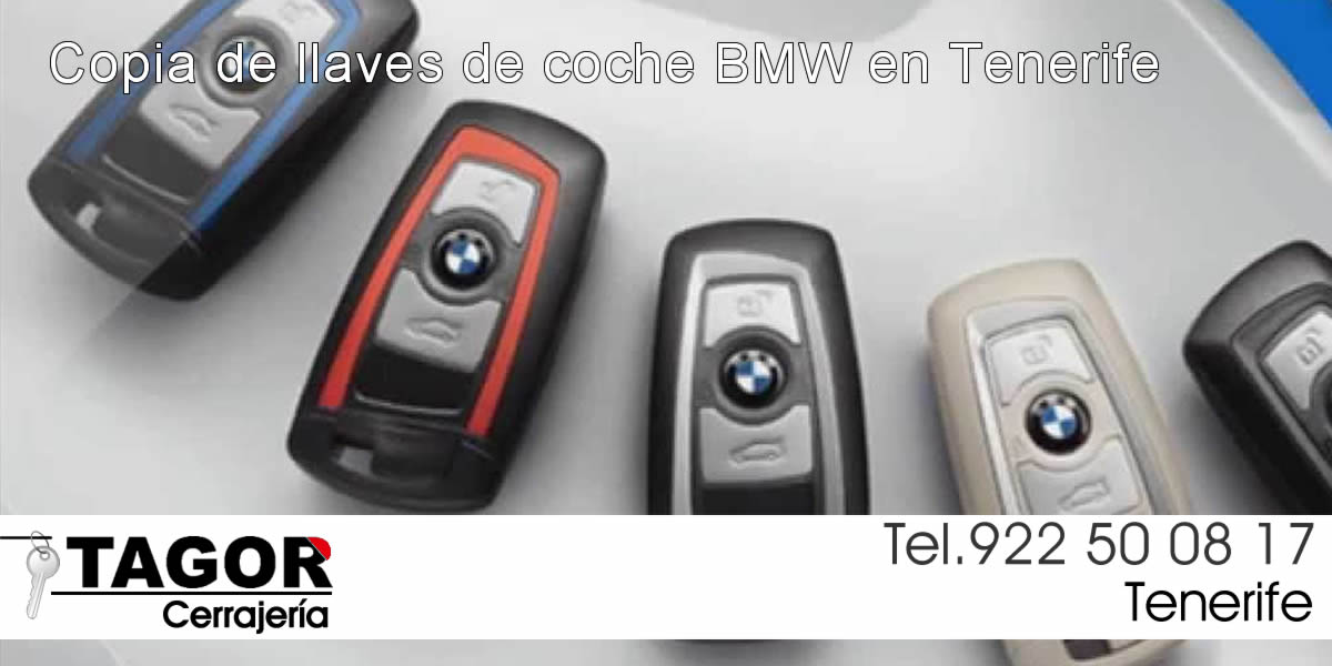 Copia de llaves de coche de BMW en Tenerife