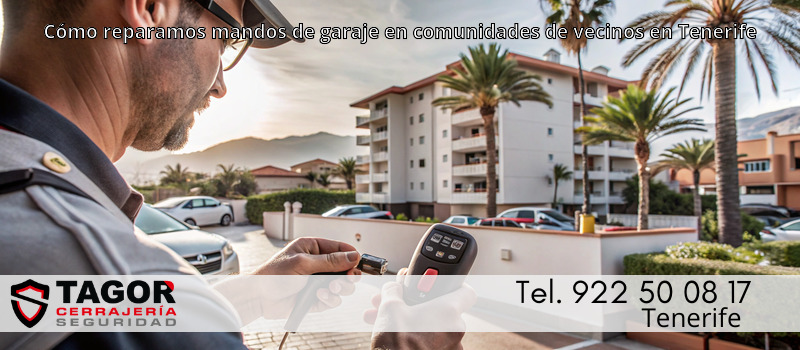 Cómo reparamos mandos de garaje en comunidades de vecinos en Tenerife Cómo reparamos mandos de garaje en comunidades de vecinos en Tenerife