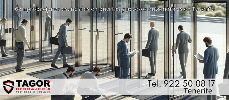 Comprobaciones esenciales en puertas y accesos automáticos en Tenerife Comprobaciones esenciales en puertas y accesos automáticos en Tenerife