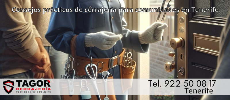 Consejos prácticos de cerrajería para comunidades en Tenerife