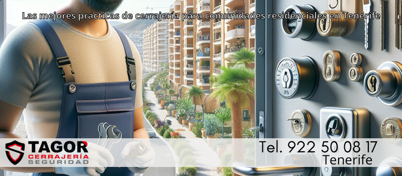 Las mejores prácticas de cerrajería para comunidades residenciales en Tenerife