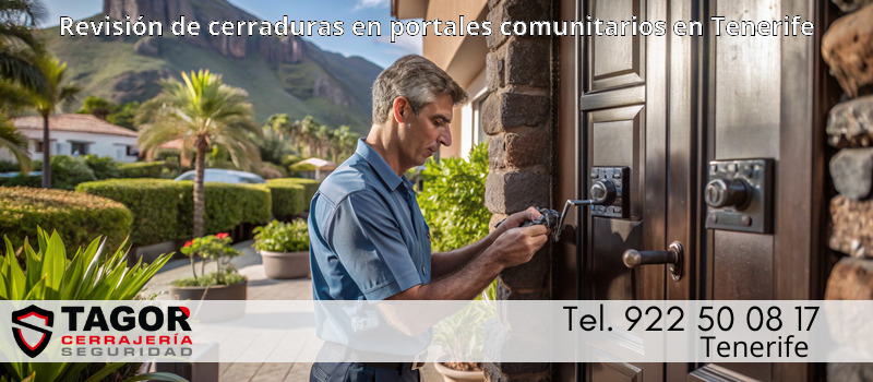 Revisión de cerraduras en portales comunitarios en Tenerife Revisión de cerraduras en portales comunitarios en Tenerife