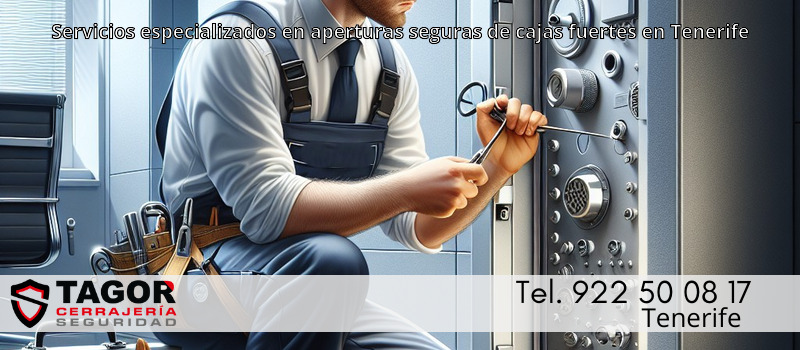Servicios especializados en aperturas seguras de cajas fuertes en Tenerife