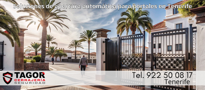 Soluciones de apertura automática para portales en Tenerife Soluciones de apertura automática para portales en Tenerife